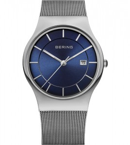 reloj bering acero malla caballero